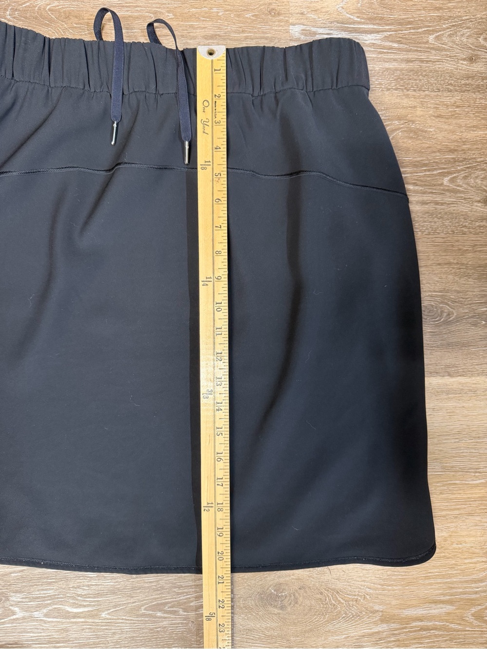 Lululemon Athletica Skirt Womens Size12 Black On The Fly Travel Modest Packable - Picture 5 of 7